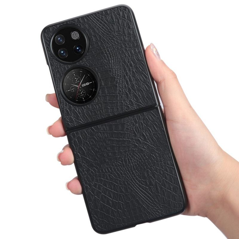 Maskica Huawei P50 Pocket Tekstura Krokodilske Kože