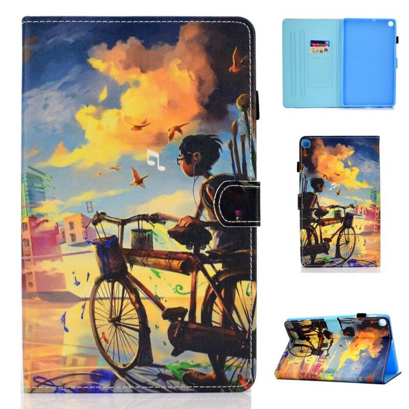 Flip Futrola Samsung Galaxy Tab S6 Lite Bicikl Art