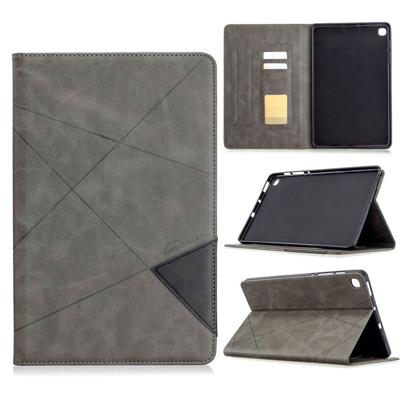 Flip Futrola Samsung Galaxy Tab S6 Lite Geometry Leather Effect