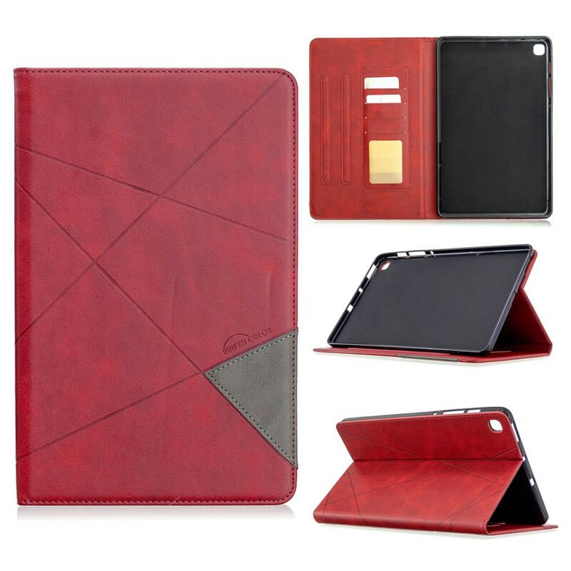 Flip Futrola Samsung Galaxy Tab S6 Lite Geometry Leather Effect