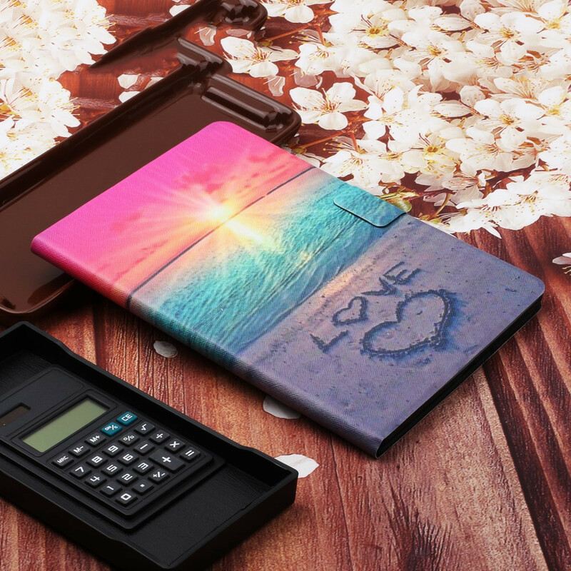 Futrola Samsung Galaxy Tab S6 Lite Zalazak Sunca Ljubav