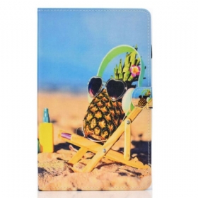 Kožna Futrola Samsung Galaxy Tab S6 Lite Plaža Pineapple