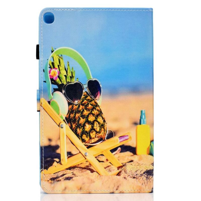 Kožna Futrola Samsung Galaxy Tab S6 Lite Plaža Pineapple