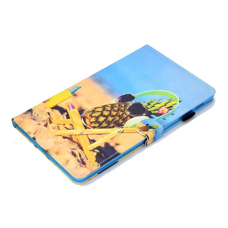 Kožna Futrola Samsung Galaxy Tab S6 Lite Plaža Pineapple