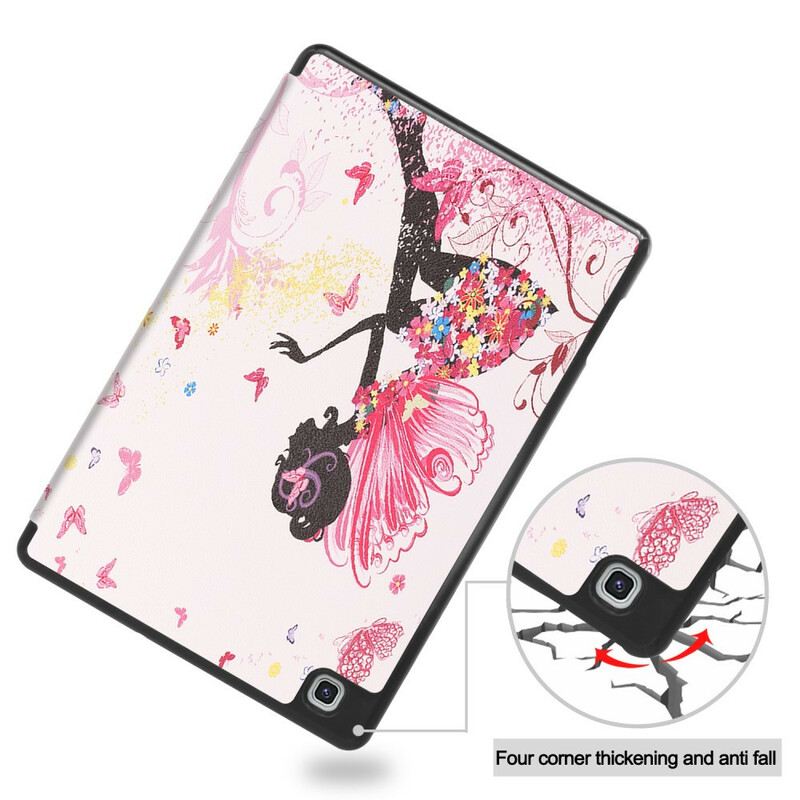 Maskica Samsung Galaxy Tab S6 Lite Držač Za Olovke Floral Fairy