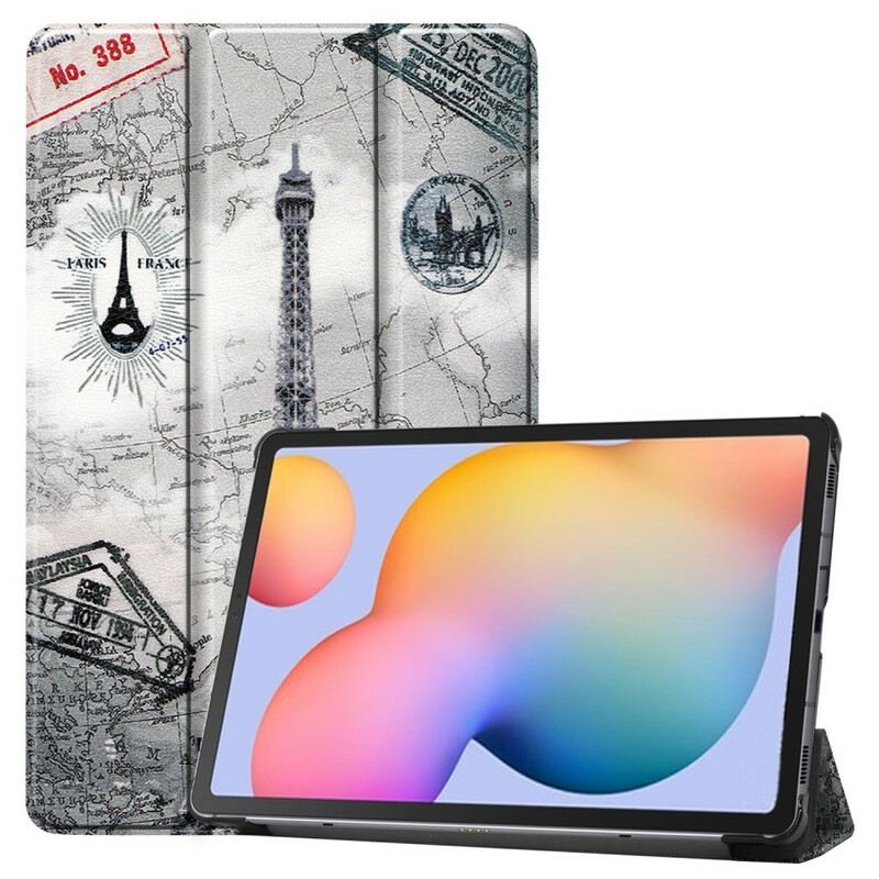 Maskica Samsung Galaxy Tab S6 Lite Retro Eiffelov Toranj