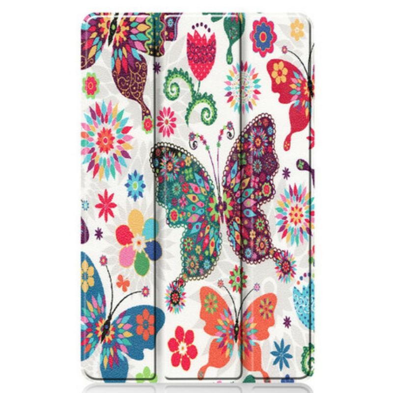 Maskica Samsung Galaxy Tab S6 Lite Retro Leptiri I Cvijeće