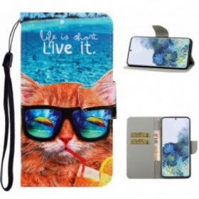 Futrola Samsung Galaxy S21 Ultra 5G Cat Live It Strappy