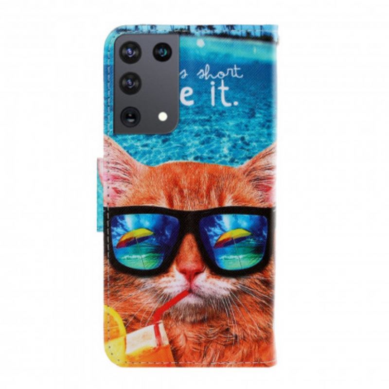 Futrola Samsung Galaxy S21 Ultra 5G Cat Live It Strappy