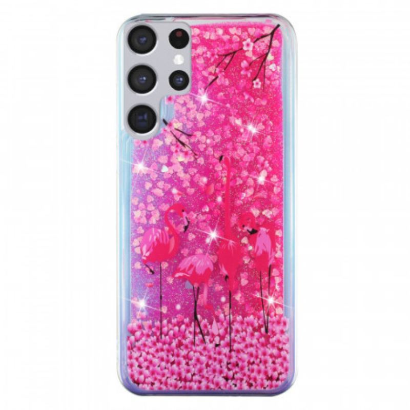 Maskica Samsung Galaxy S21 Ultra 5G Flamingo Šljokice