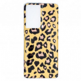 Maskica Samsung Galaxy S21 Ultra 5G Mramor U Stilu Leoparda