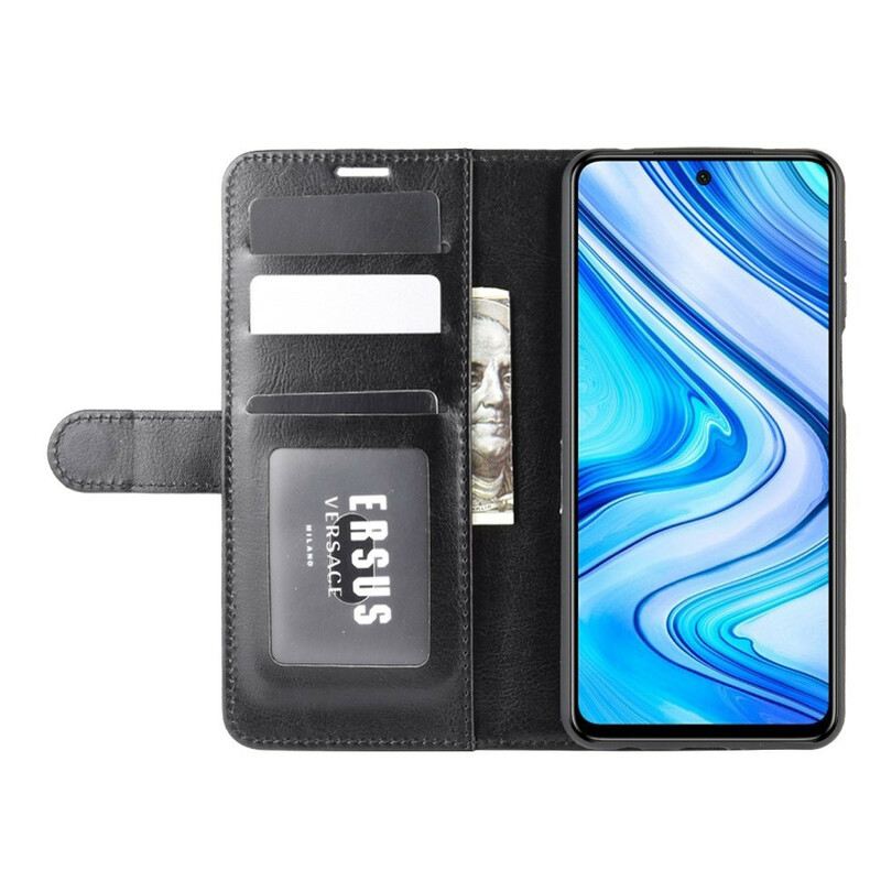 Flip Futrola Xiaomi Redmi Note 9S / 9 Pro Klasični Kožni Efekt