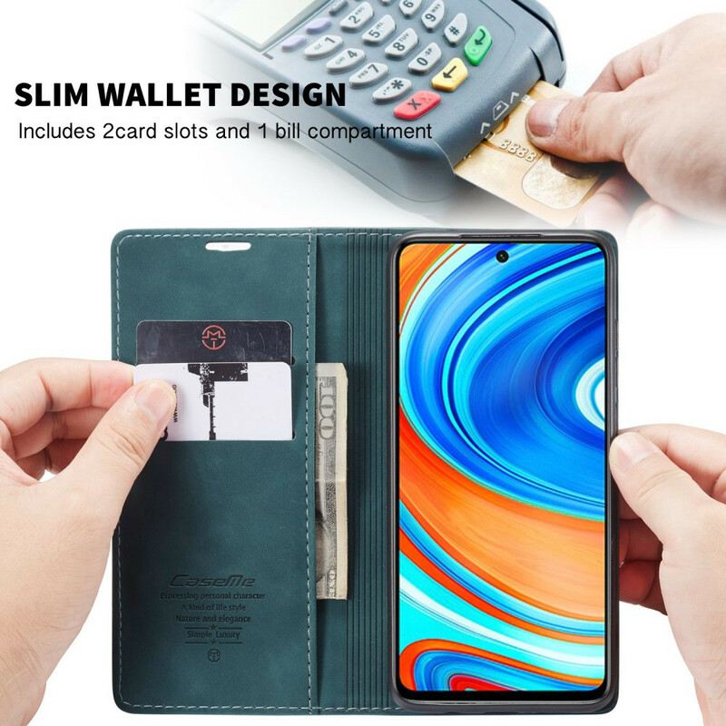 Flip Futrola Xiaomi Redmi Note 9S / 9 Pro Kožna Futrola Caseme Umjetna Koža