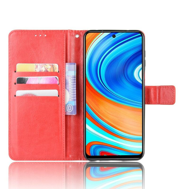 Kožna Futrola Xiaomi Redmi Note 9S / 9 Pro Upadljiva Umjetna Koža