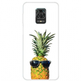 Maskica Xiaomi Redmi Note 9S / 9 Pro Ananas S Naočalama