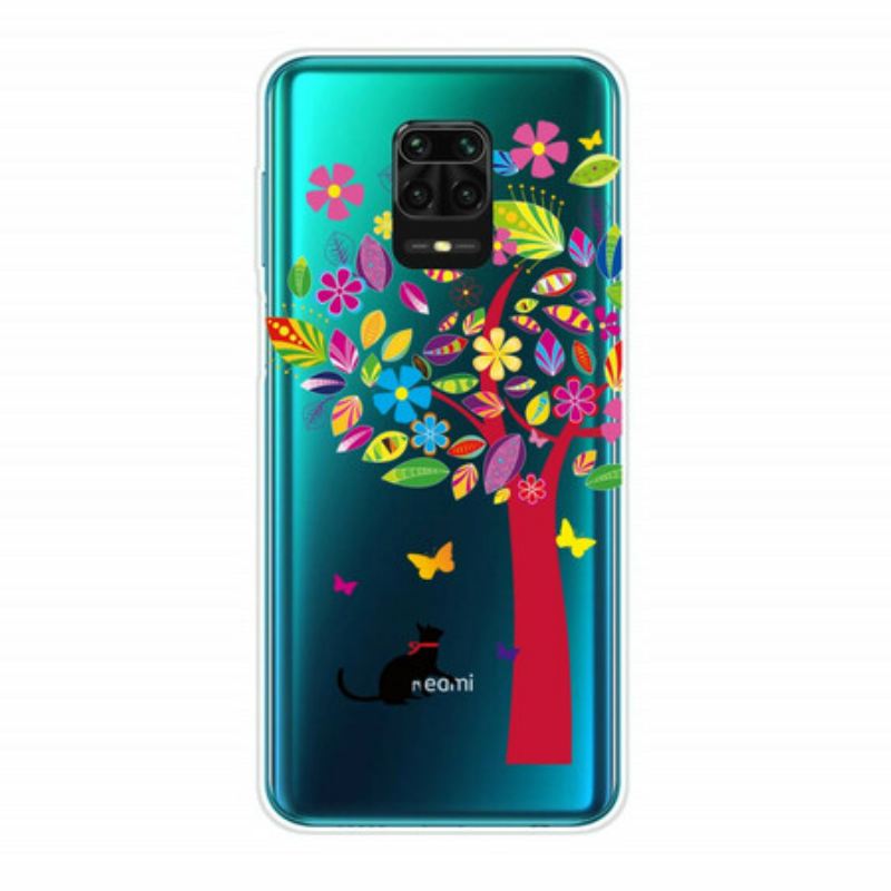 Maskica Xiaomi Redmi Note 9S / 9 Pro Mačka Ispod Šarenog Drveta