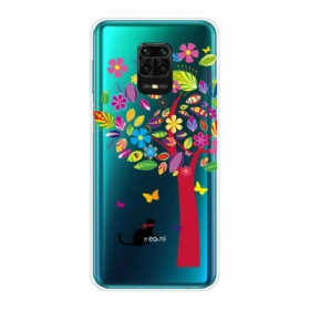 Maskica Xiaomi Redmi Note 9S / 9 Pro Mačka Ispod Šarenog Drveta