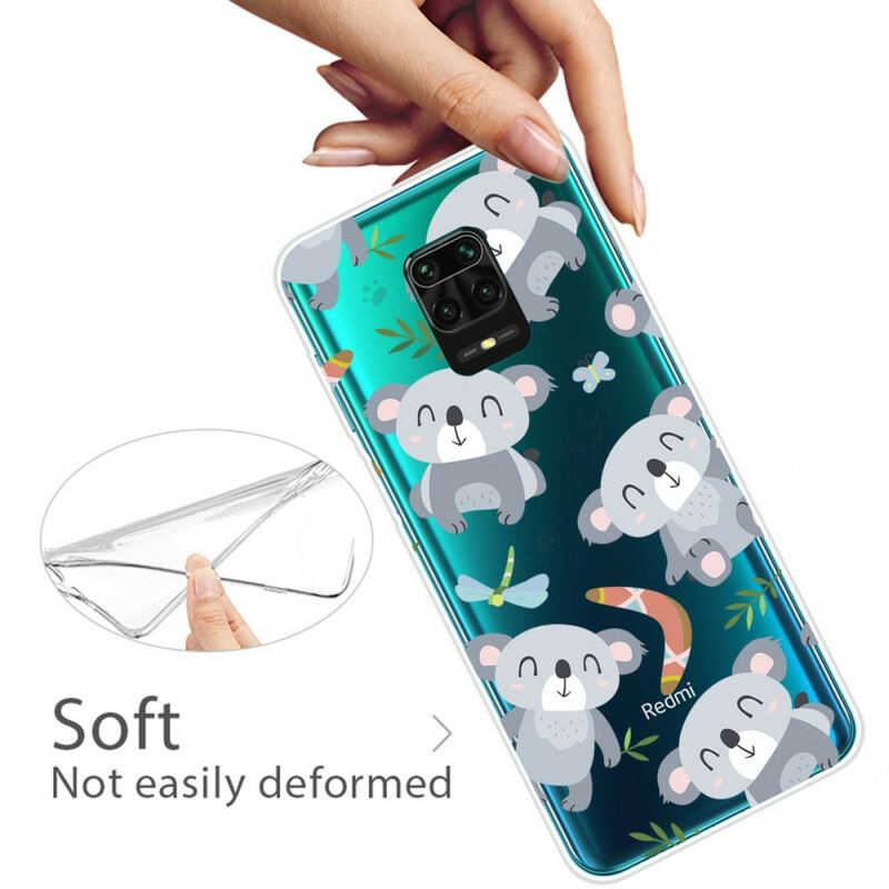 Maskica Xiaomi Redmi Note 9S / 9 Pro Male Sive Pande