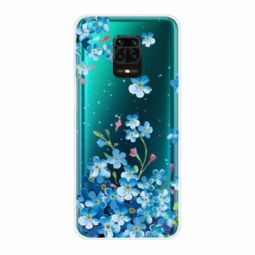 Maskica Xiaomi Redmi Note 9S / 9 Pro Plavo Cvijeće