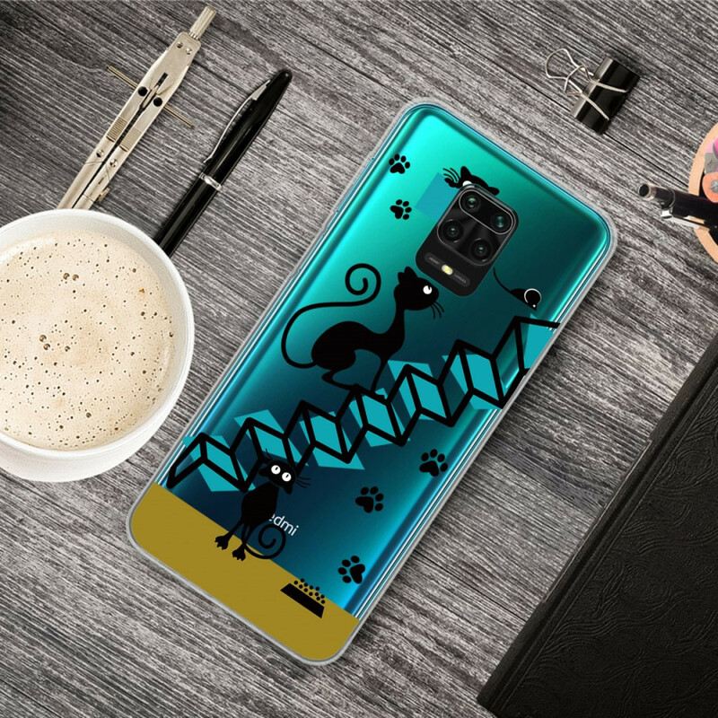 Maskica Xiaomi Redmi Note 9S / 9 Pro Smiješne Mačke