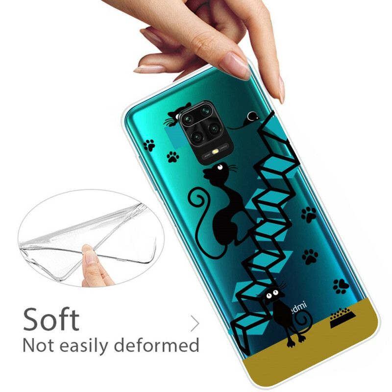 Maskica Xiaomi Redmi Note 9S / 9 Pro Smiješne Mačke