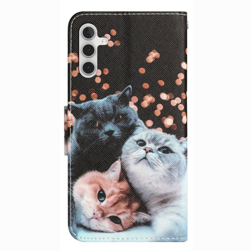 Kožna Futrola Samsung Galaxy A14 / A14 5G Samo Thong Cats