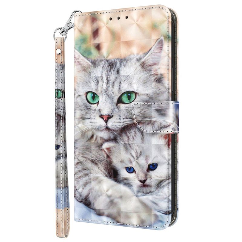 Kožna Futrola Samsung Galaxy A14 / A14 5G Samo Thong Cats