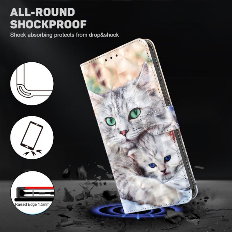 Kožna Futrola Samsung Galaxy A14 / A14 5G Samo Thong Cats