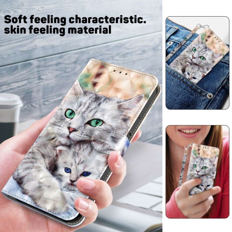 Kožna Futrola Samsung Galaxy A14 / A14 5G Samo Thong Cats