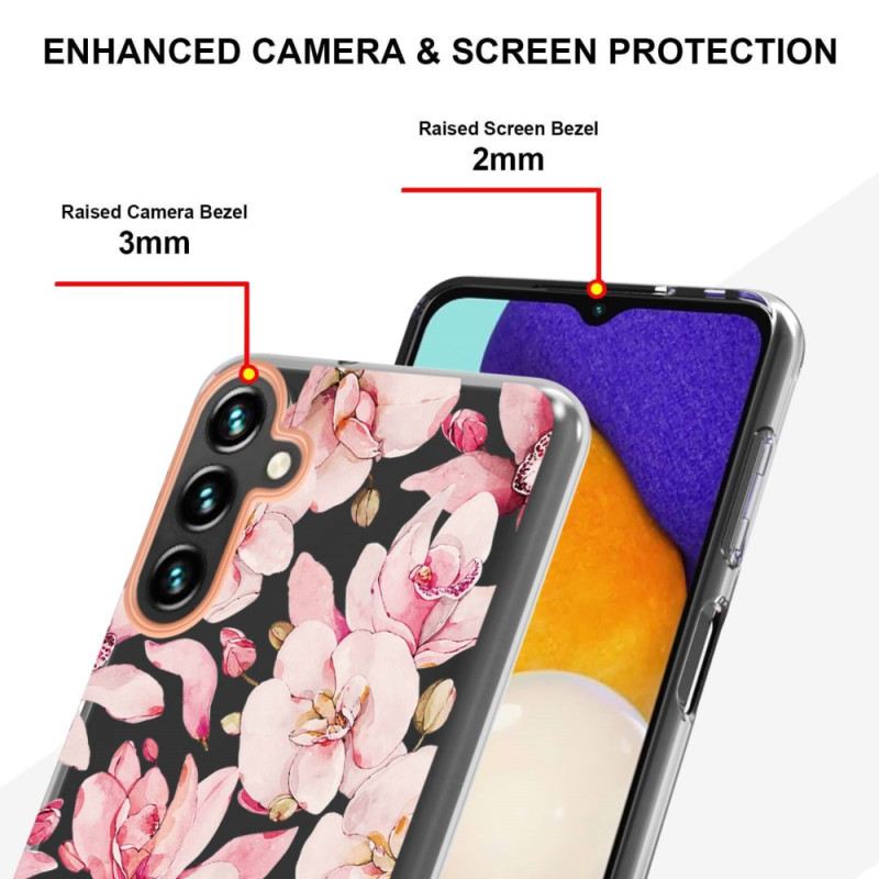 Maskica Samsung Galaxy A14 / A14 5G Šareno Cvijeće