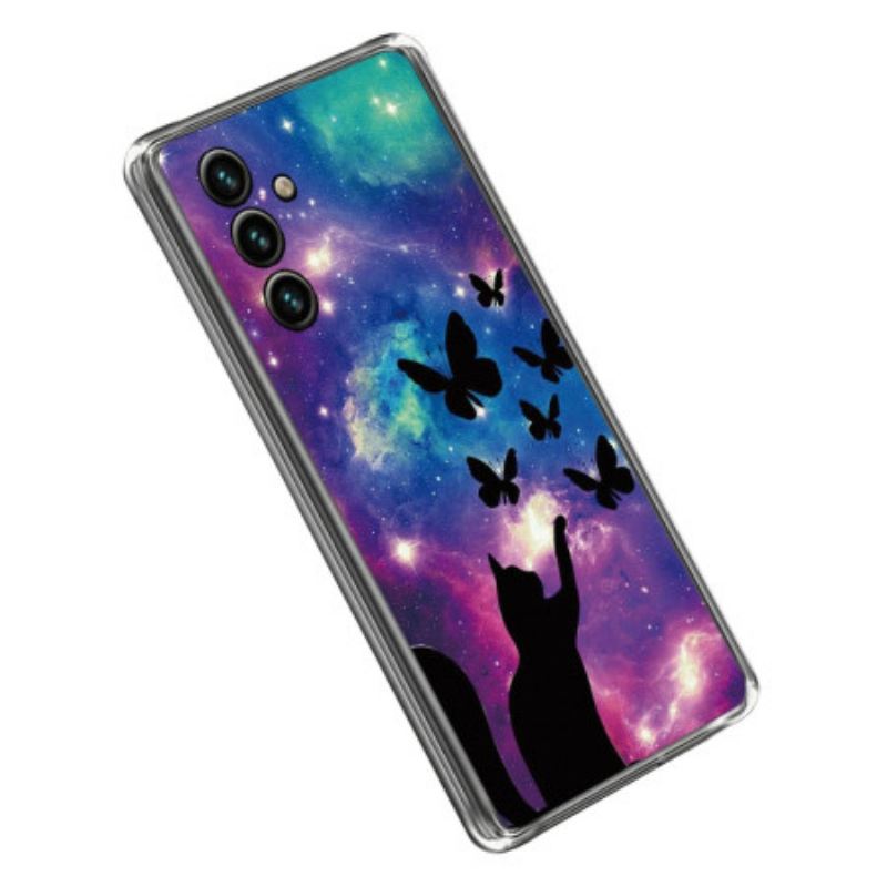 Maskica Samsung Galaxy A14 / A14 5G Space Cat Silikon