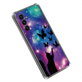 Maskica Samsung Galaxy A14 / A14 5G Space Cat Silikon