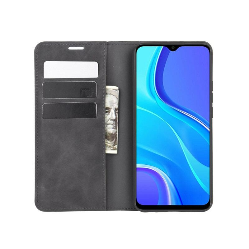 Flip Futrola Xiaomi Redmi 9 Kožna Futrola Efekt Meke Kože