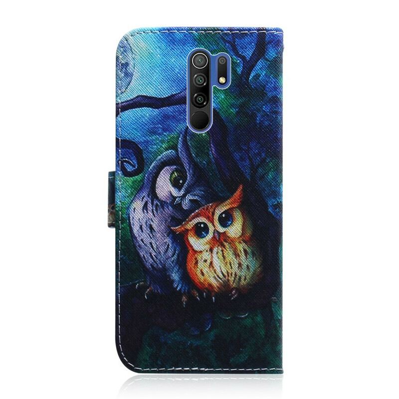 Flip Futrola Xiaomi Redmi 9 Slikanje Sova