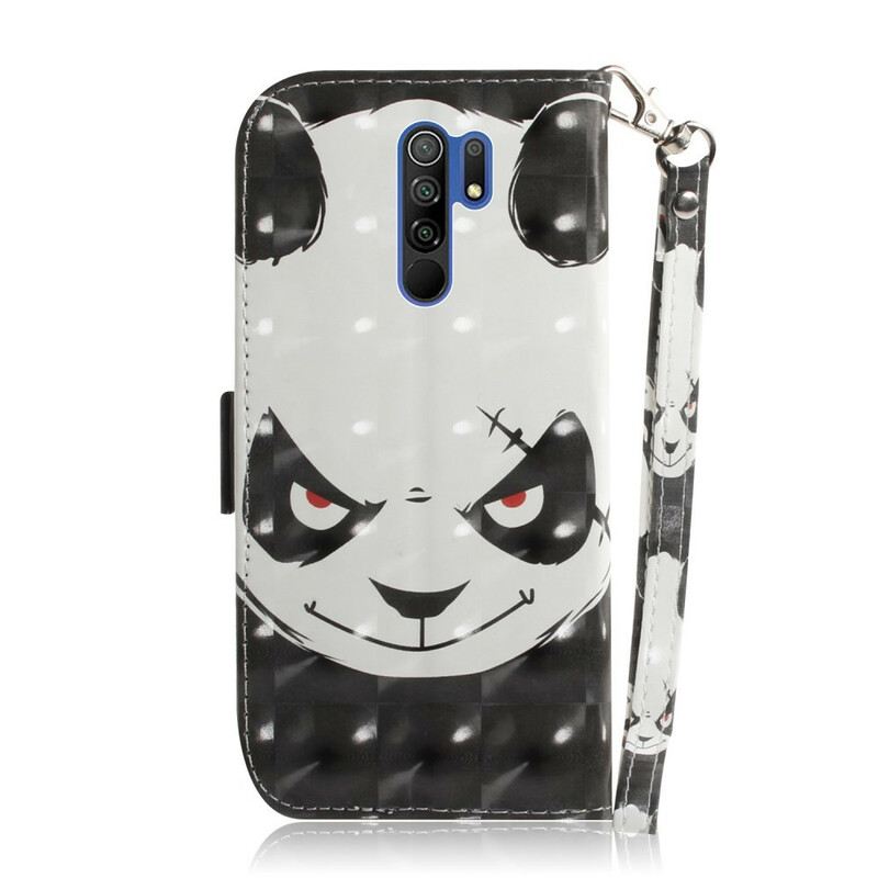 Futrola Xiaomi Redmi 9 Ljutita Panda S Uzicom