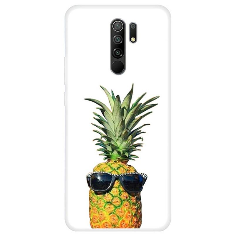 Maskica Xiaomi Redmi 9 Prozirni Ananas S Naočalama