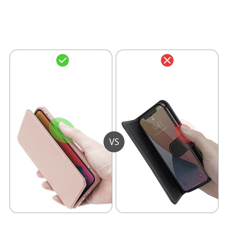 Flip Futrola iPhone 12 Mini Kožna Futrola Koža Serije X Dux Ducis