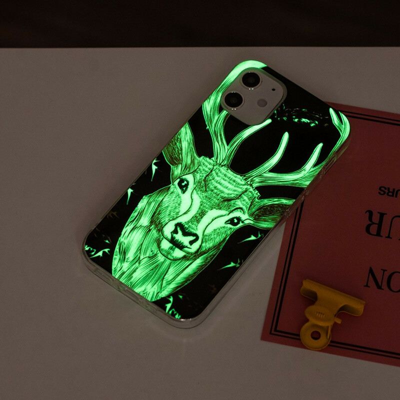 Maskica iPhone 12 Mini Fluorescentni Veličanstveni Jelen