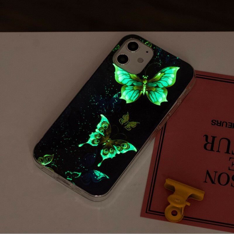 Maskica iPhone 12 Mini Serija Fluorescentnih Leptira