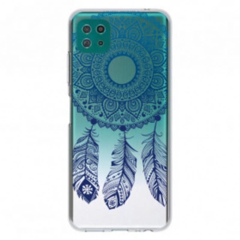 Maskica Samsung Galaxy A22 5G Mandala S Jednim Cvijetom