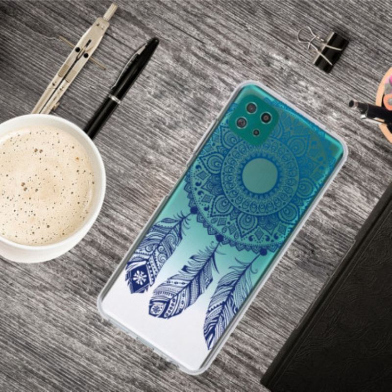 Maskica Samsung Galaxy A22 5G Mandala S Jednim Cvijetom