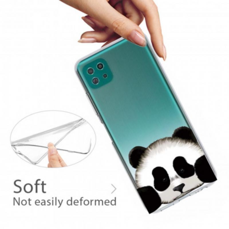 Maskica Samsung Galaxy A22 5G Panda Bez Šavova