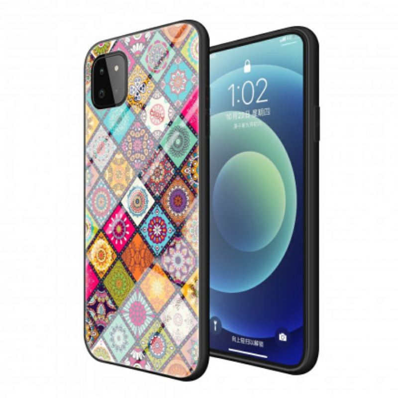 Maskica Samsung Galaxy A22 5G Patchwork Magnetski Držač