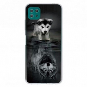 Maskica Samsung Galaxy A22 5G Puppy Dream