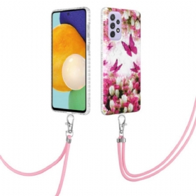 Maskica Samsung Galaxy A23 5G S Butterflies Cord