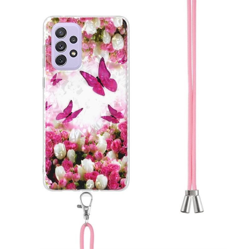 Maskica Samsung Galaxy A23 5G S Butterflies Cord