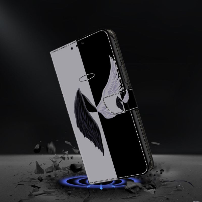 Flip Futrola Google Pixel 9 Pro Xl Maskice Za Mobitele Crno-bijela Krila