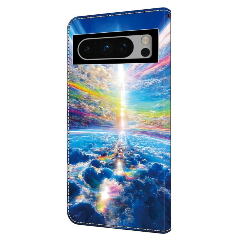 Kožna Futrola Google Pixel 9 Pro Xl Šareno Nebo