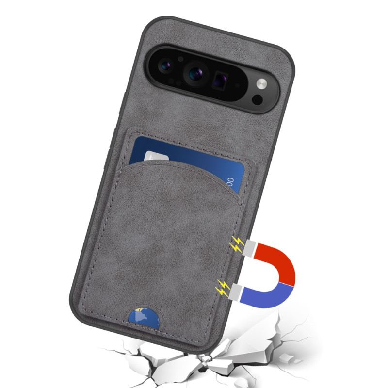 Maskica Google Pixel 9 Pro Xl Podrška Za Držač Kartice S Efektom Kože