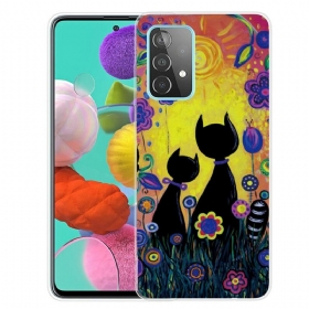 Maskica Samsung Galaxy A72 4G / A72 5G Crtani Mačak